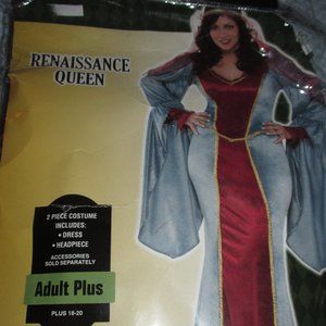 Women's Renaissance Queen Halloween costume - Plus Size